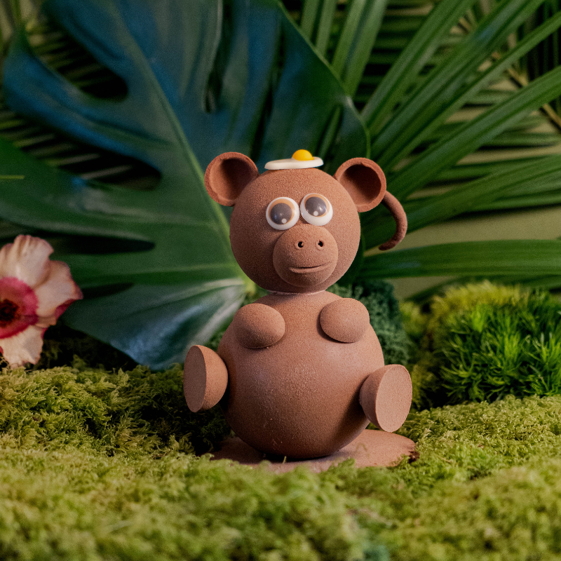Singe en chocolat
