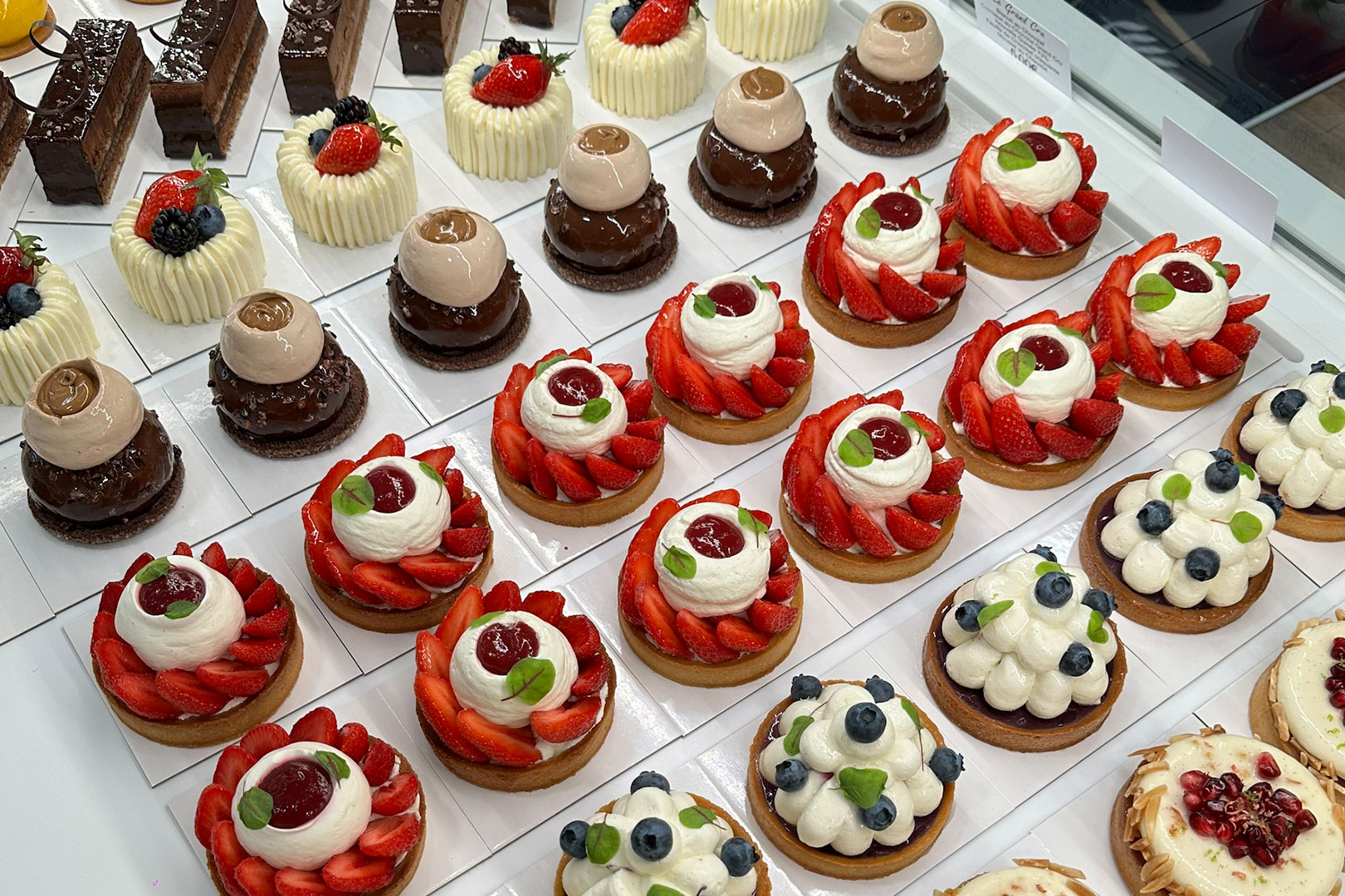 pâtisseries individuelles